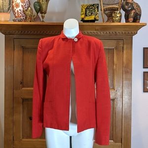 VTG Chaus Red Linen Jacket